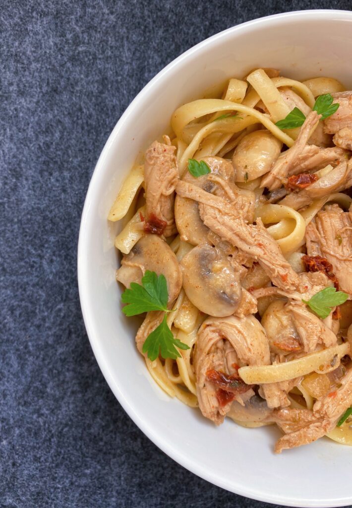 Leftover Thanksgiving Turkey Cajun Pasta