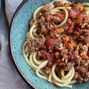 Easy Instant Pot Ground Turkey Bolognese