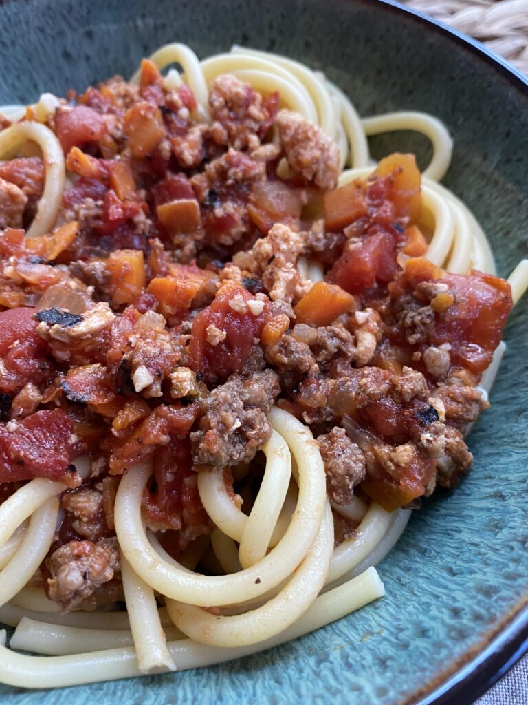 Easy Instant Pot Ground Turkey Bolognese