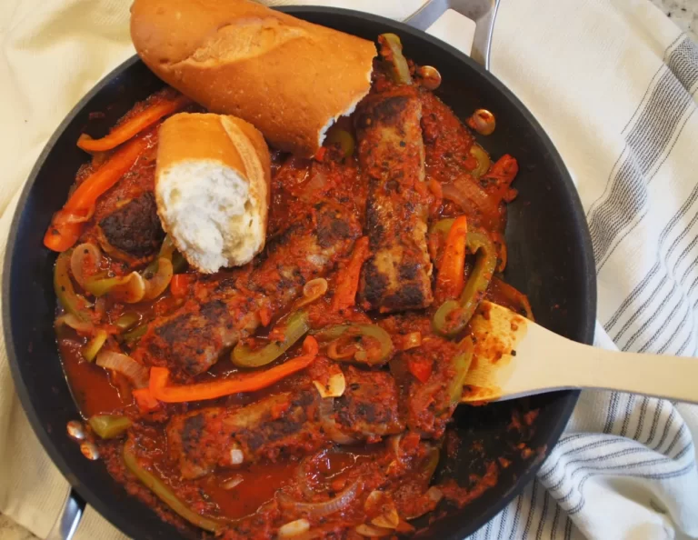 Easy One Pan Sausage and Pepper Skillet