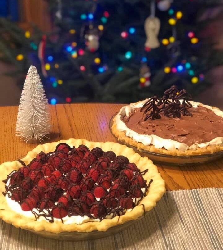 My Mom’s beautiful pies!