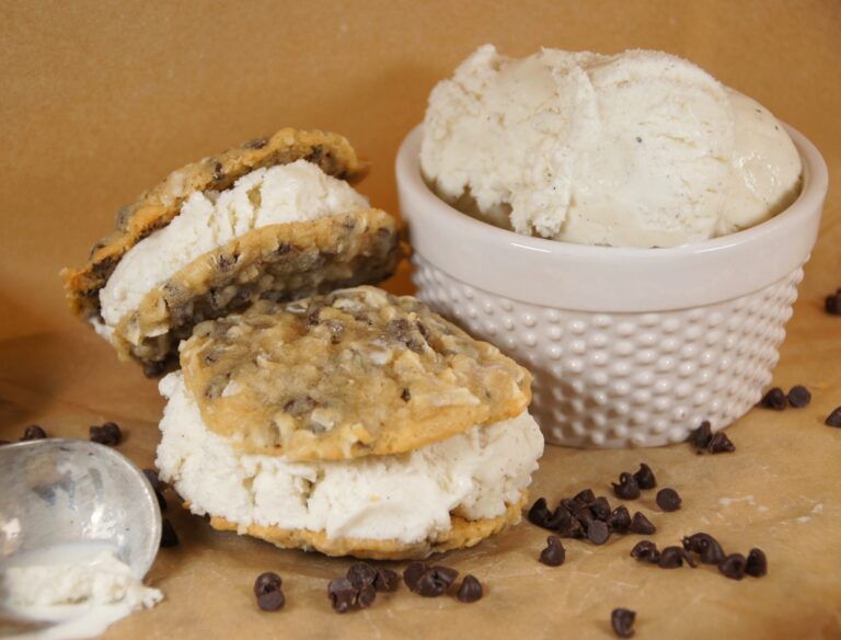 Cookie Ice Cream Sandwich (Almond Coconut Chocolate Chip)