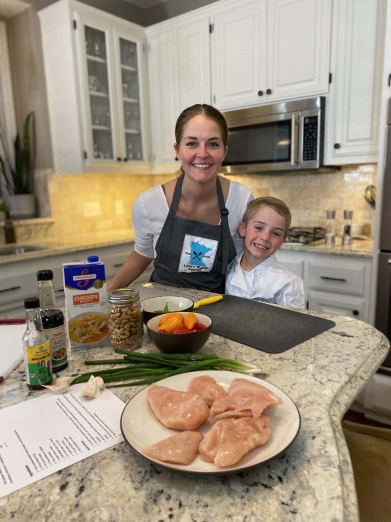 My sweet little sous chef!