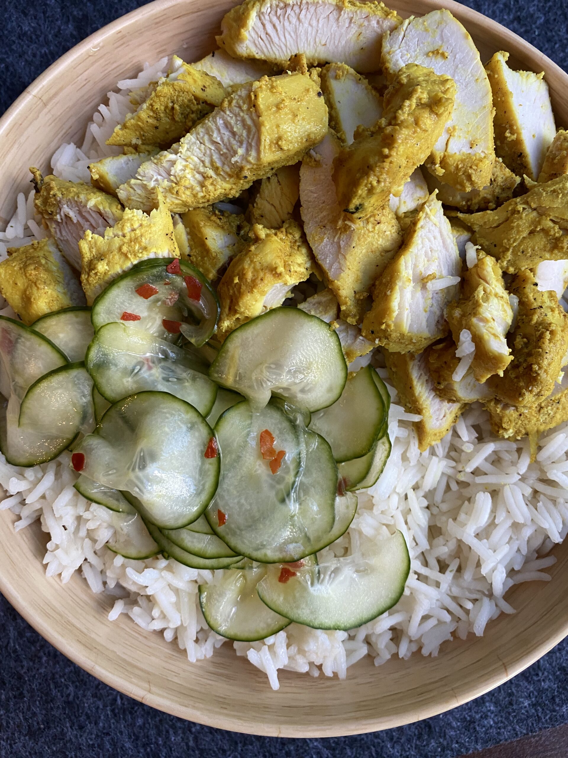 Satay Rice The Best Chicken Satay Coconut Rice Bowls