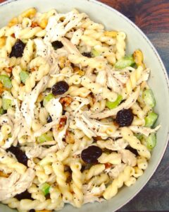 Healthy Cherry Chicken Pasta Salad