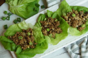Easy Hoisin Turkey Lettuce Wraps