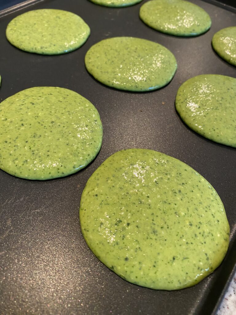 Green Machine Spinach Pancakes