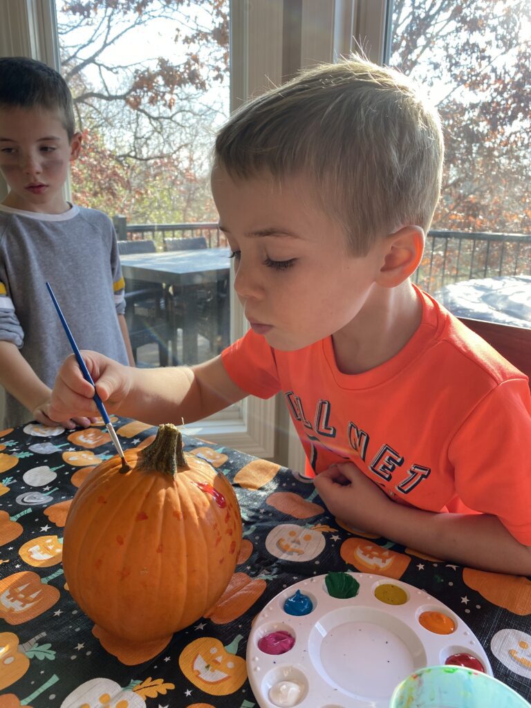 Pumpkin painting