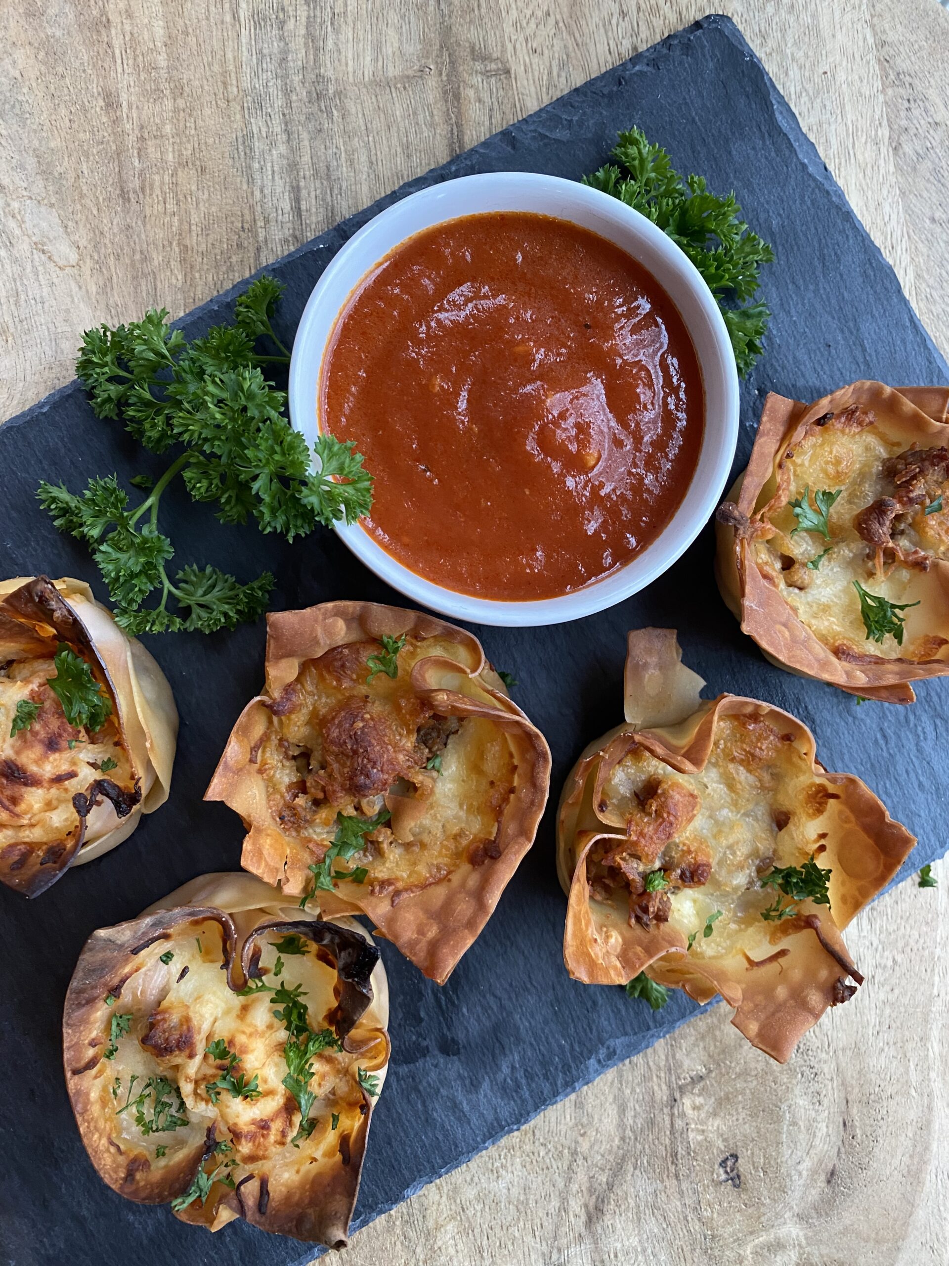 Easy Single Serve Handheld Lasagna