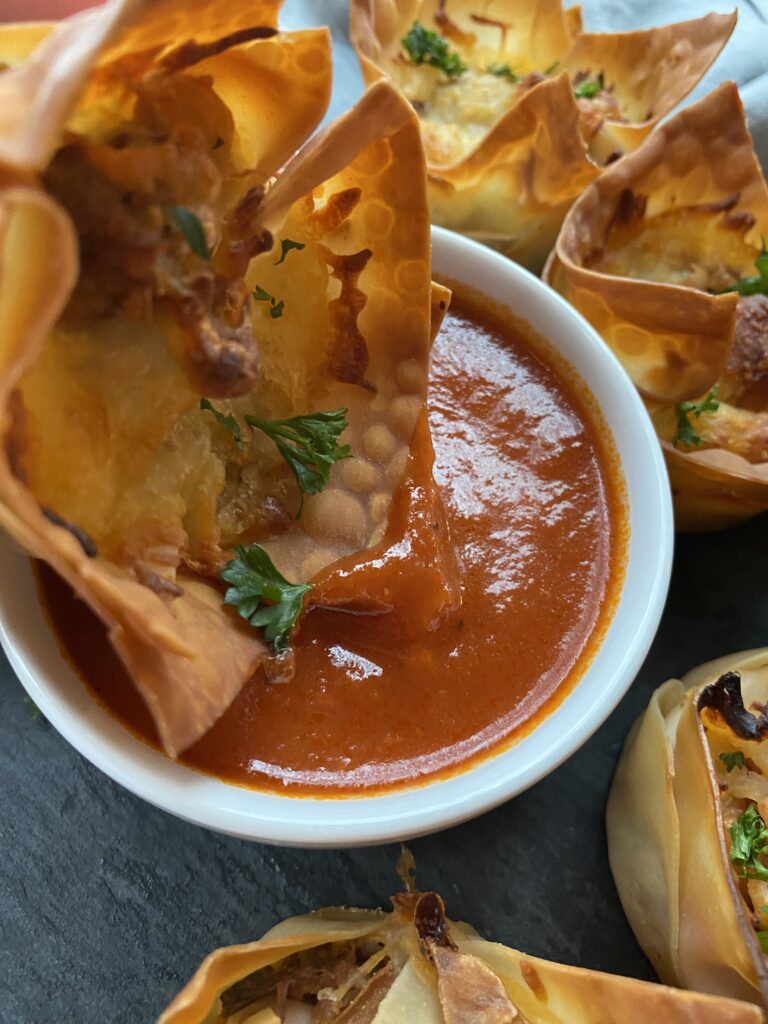 Easy Single Serve Handheld Lasagna