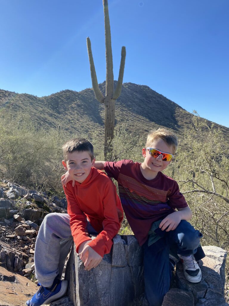 Jack and Will in Arizona