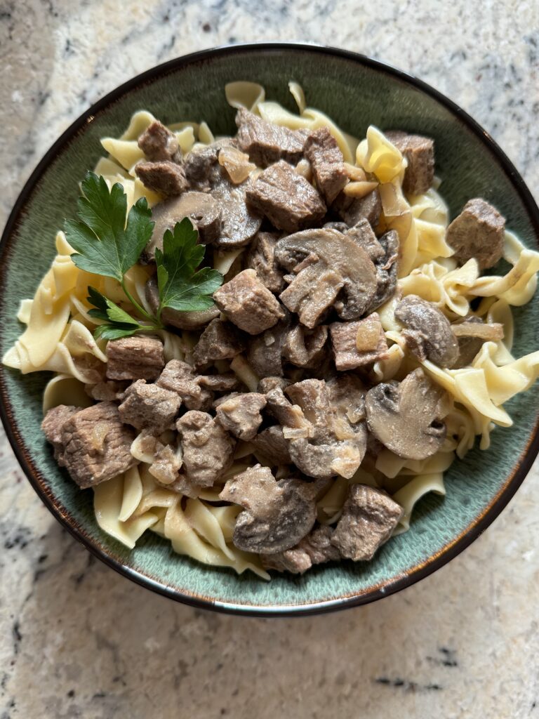 Crockpot Beef Stroganoff