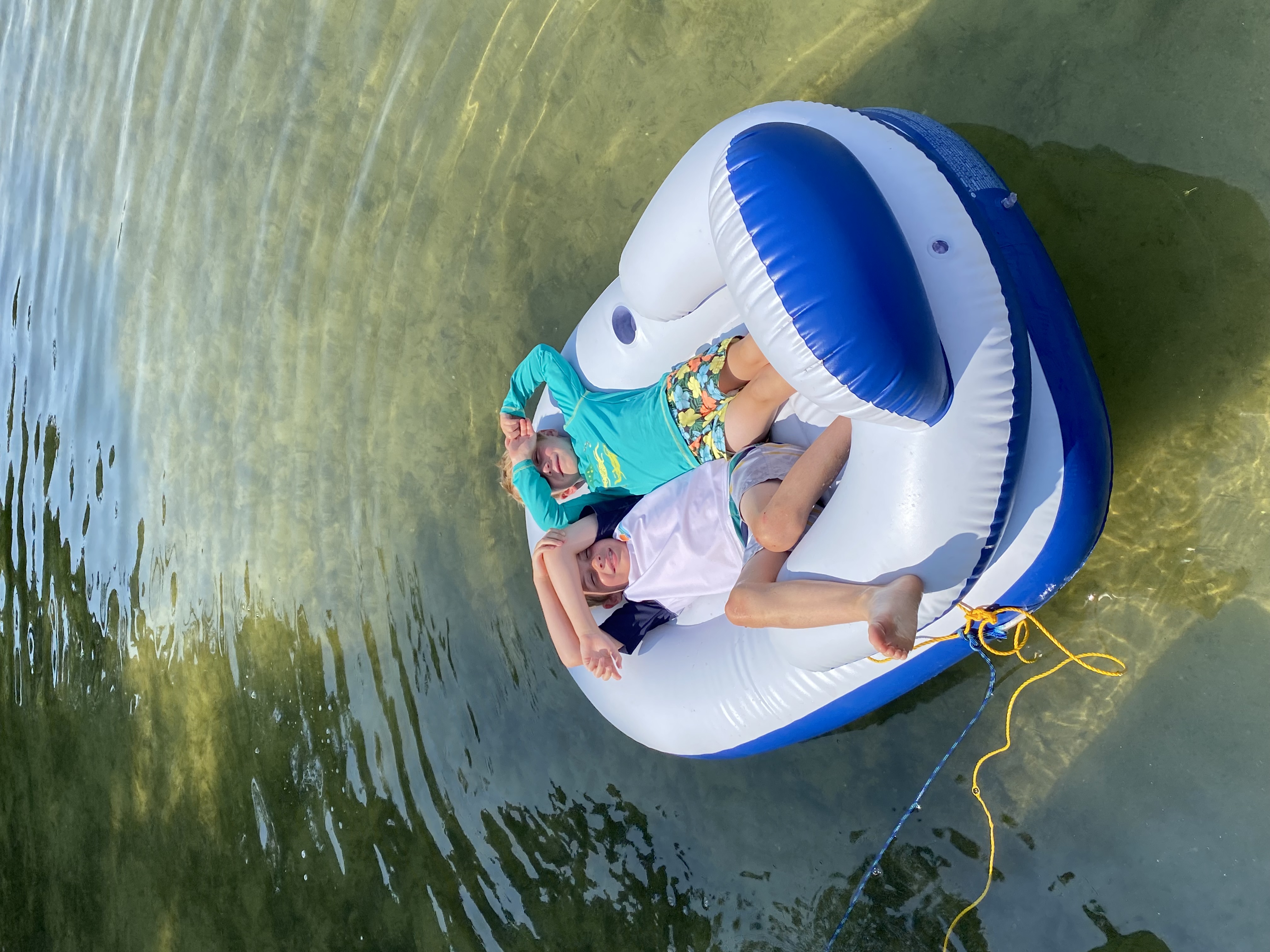 Living the good life on the lake.