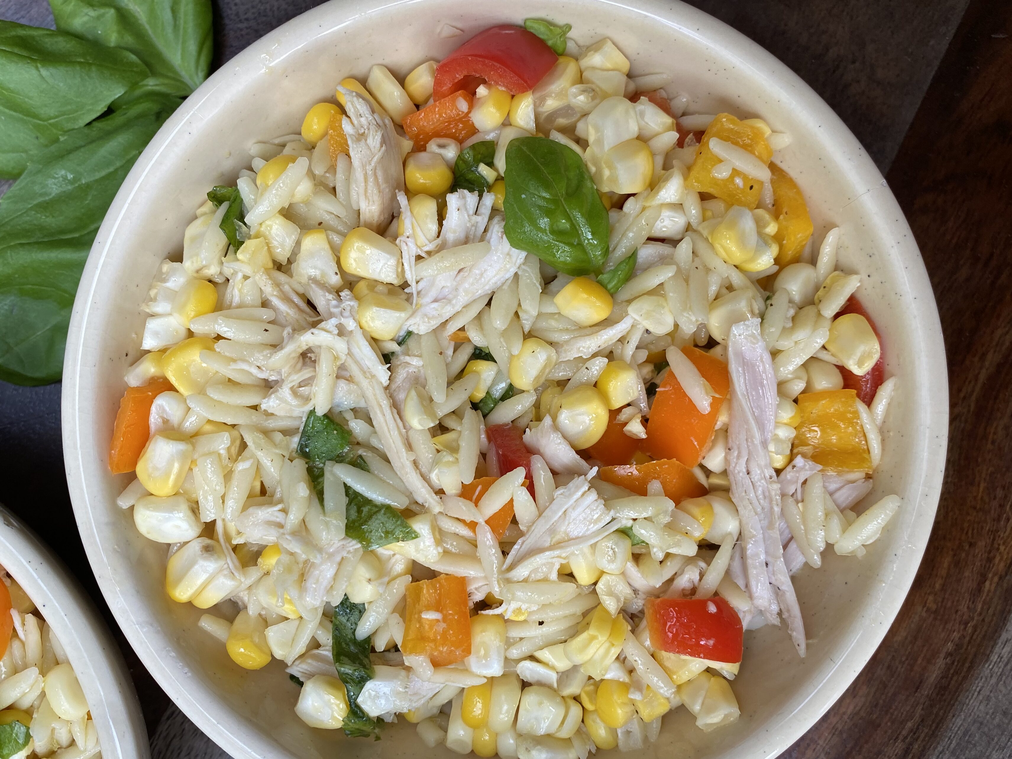 Vegetable Orzo Pasta Salad