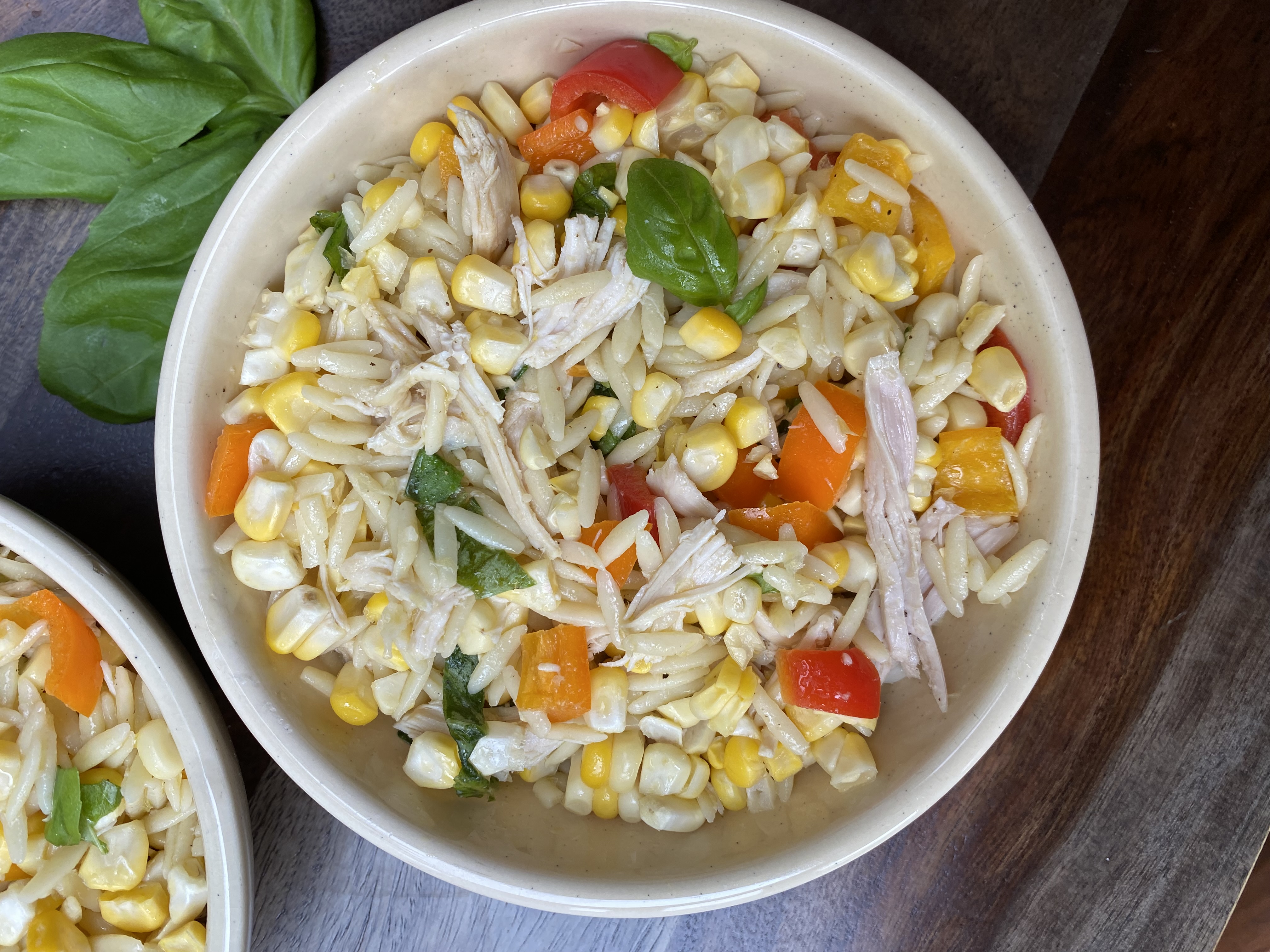 Vegetable Orzo Pasta Salad