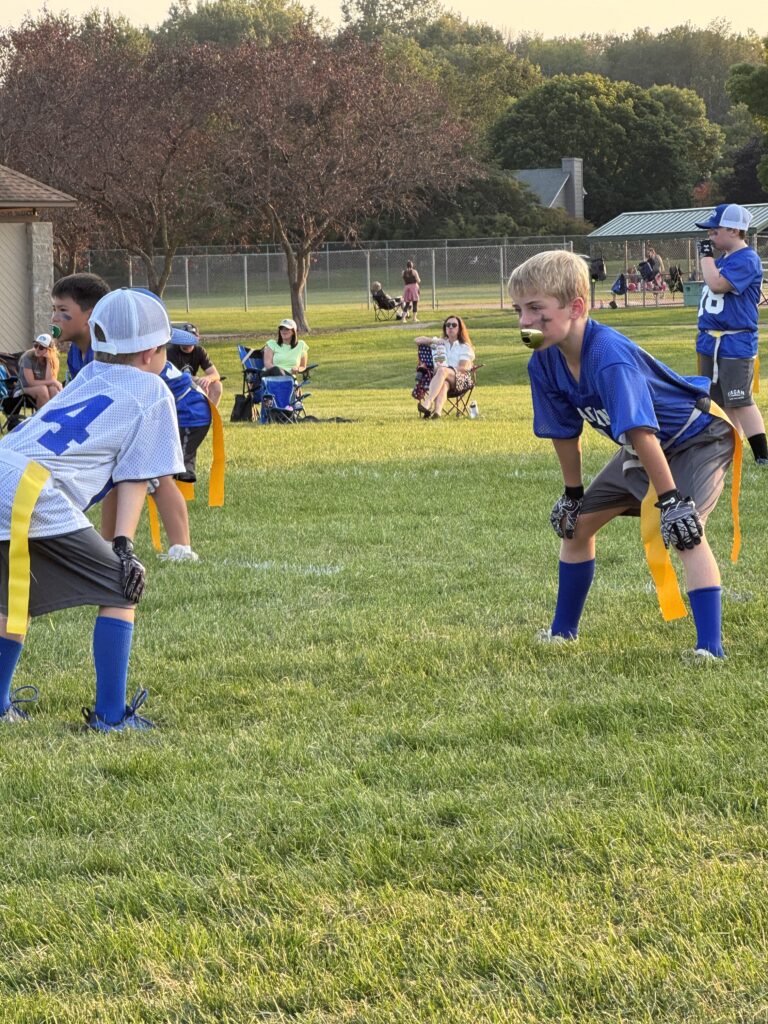 Will at flag football.