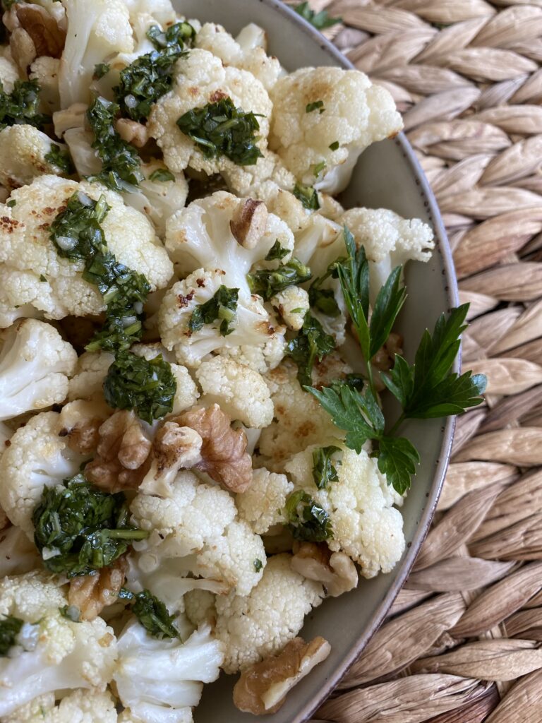 Chimichurri Cauliflower Florets