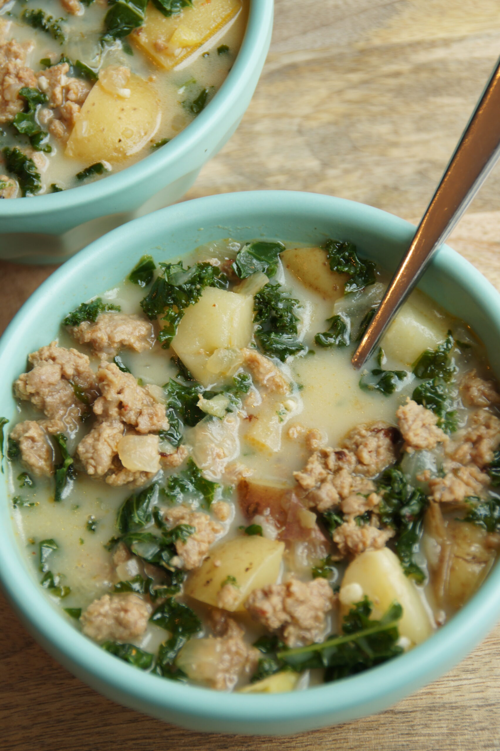 Instant Pot Sausage Potato Kale Soup
