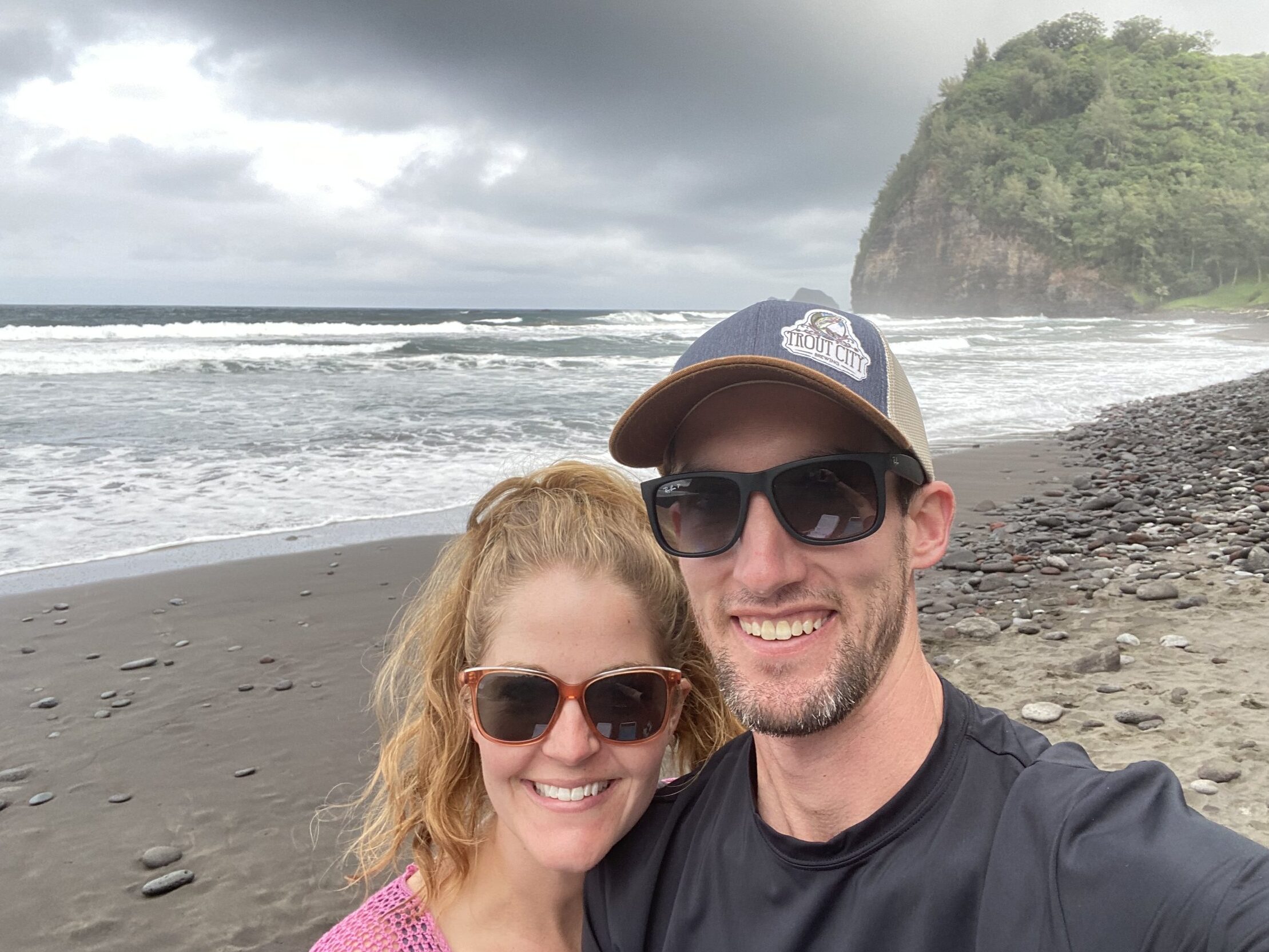 An incredible hike with the most perfect beach.