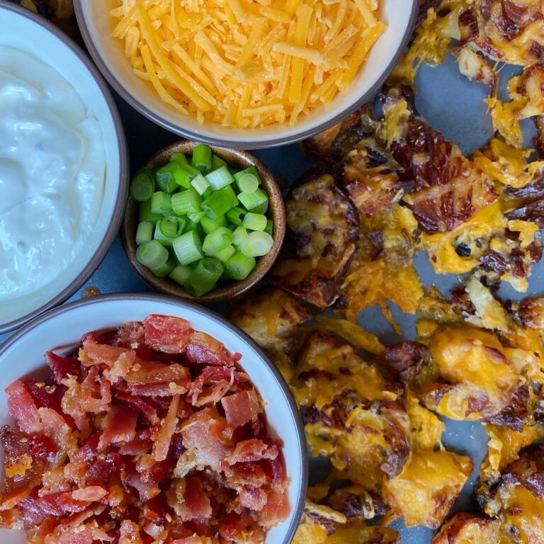 Loaded Smashed Potatoes