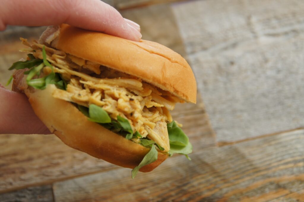 Carolina Mustard BBQ Chicken Sandwiches