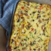 Cottage Cheese & Veggie Egg Bake