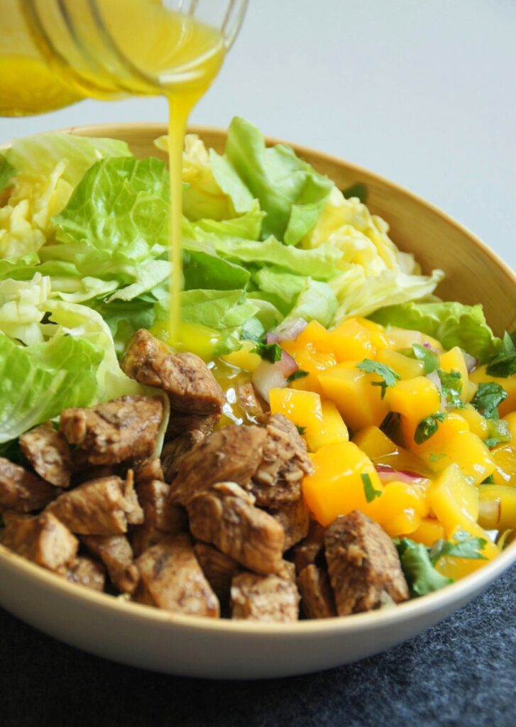 Chicken and Mango Salsa Salad