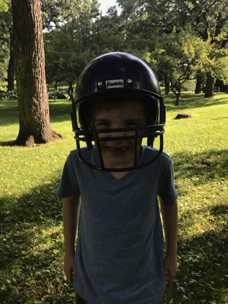 My little football player.