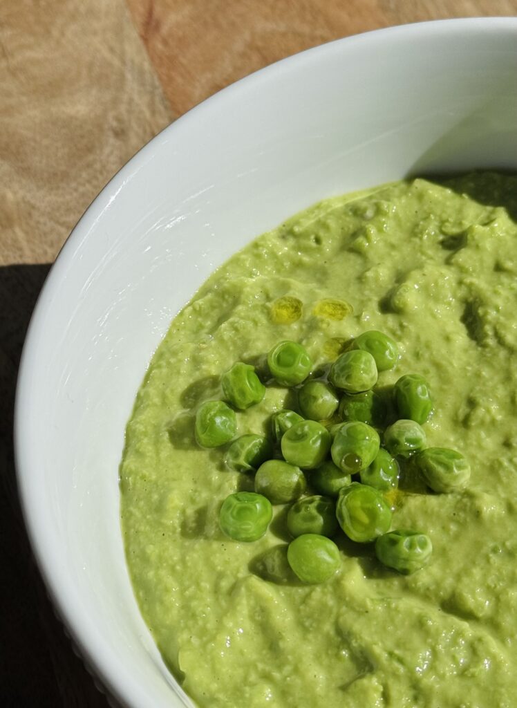 bright and fresh hummus