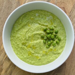 bright and fresh hummus