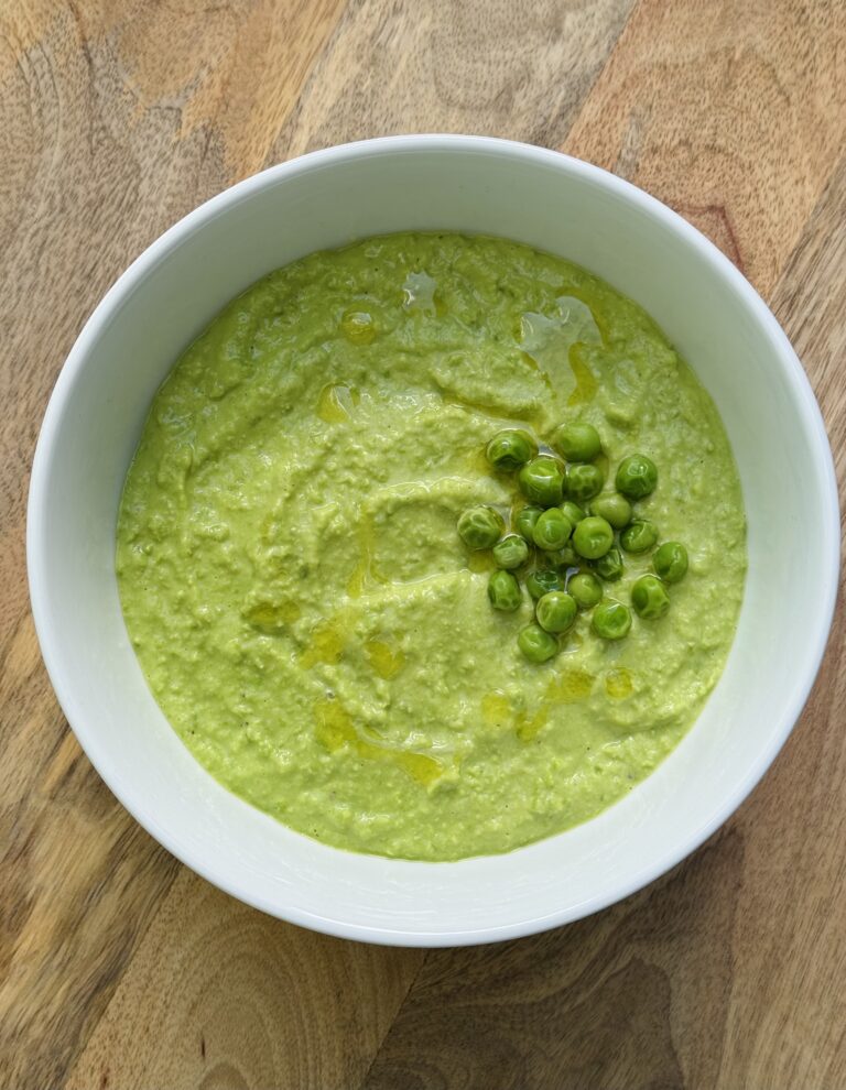 bright and fresh hummus