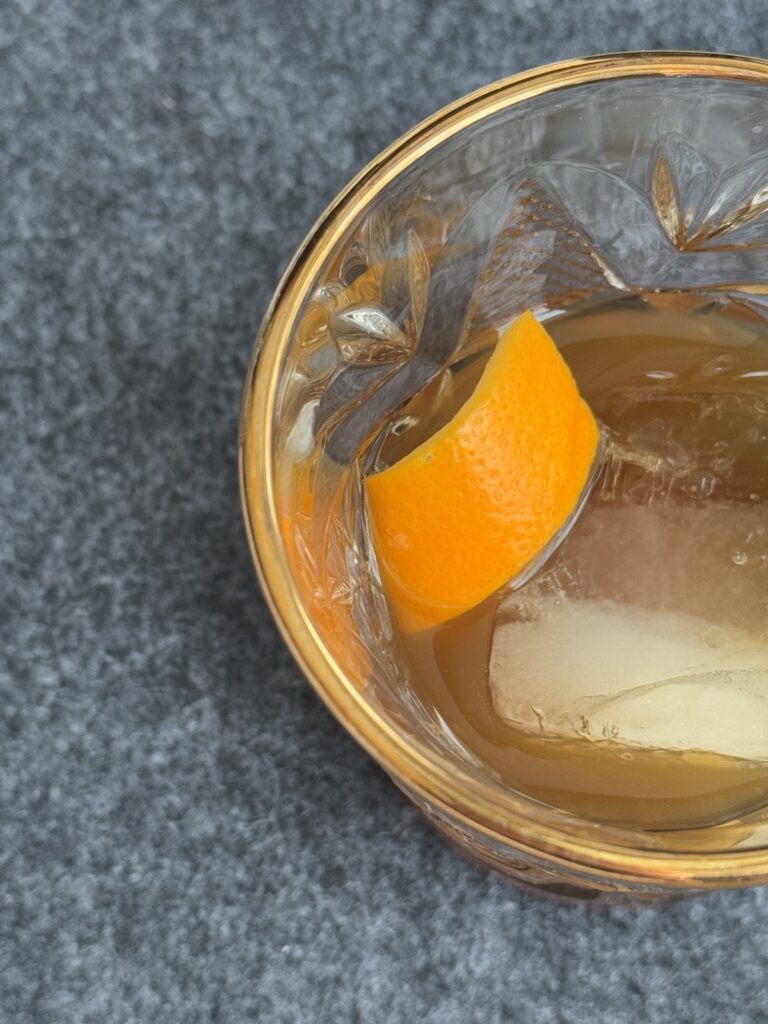 Cinnamon Cardamom Old Fashioned Cocktail