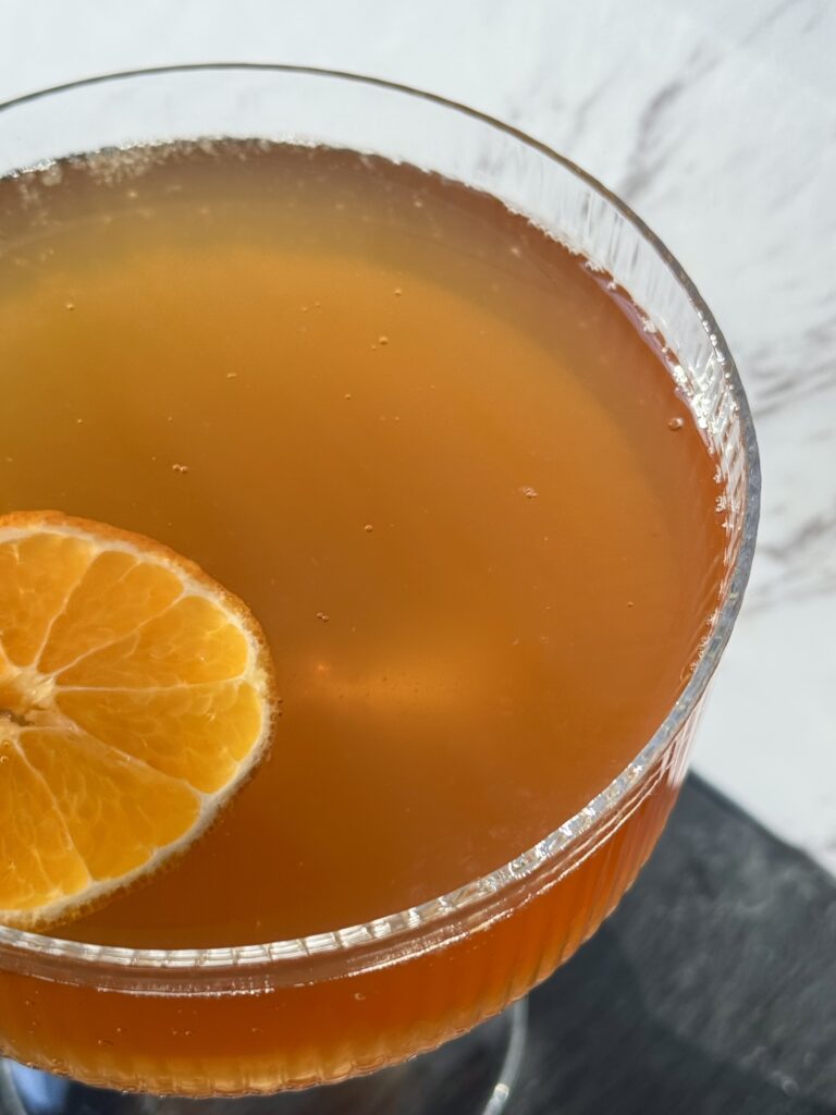 A delicious mocktail